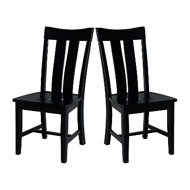 International Concepts Ava Traditional Dining Chair 2-piece Set