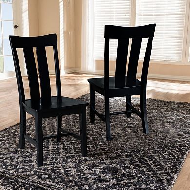 International Concepts Ava Traditional Dining Chair 2-piece Set