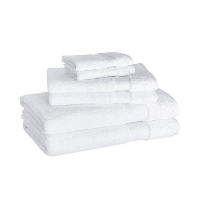 Set of Six Premium Becci Classic Turkish Towels, 2 of Each, 30x54 Bath, 16x27 Hand, 12x12 Washcloth