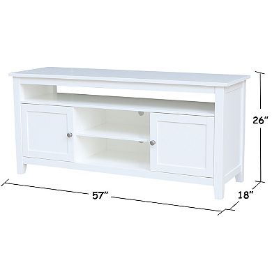 International Concepts 2-Door TV Stand
