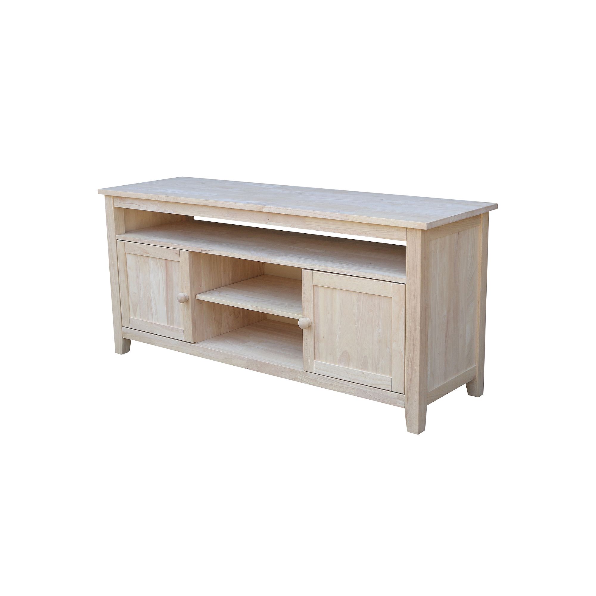 International Concepts 2-Door TV Stand, Ivory