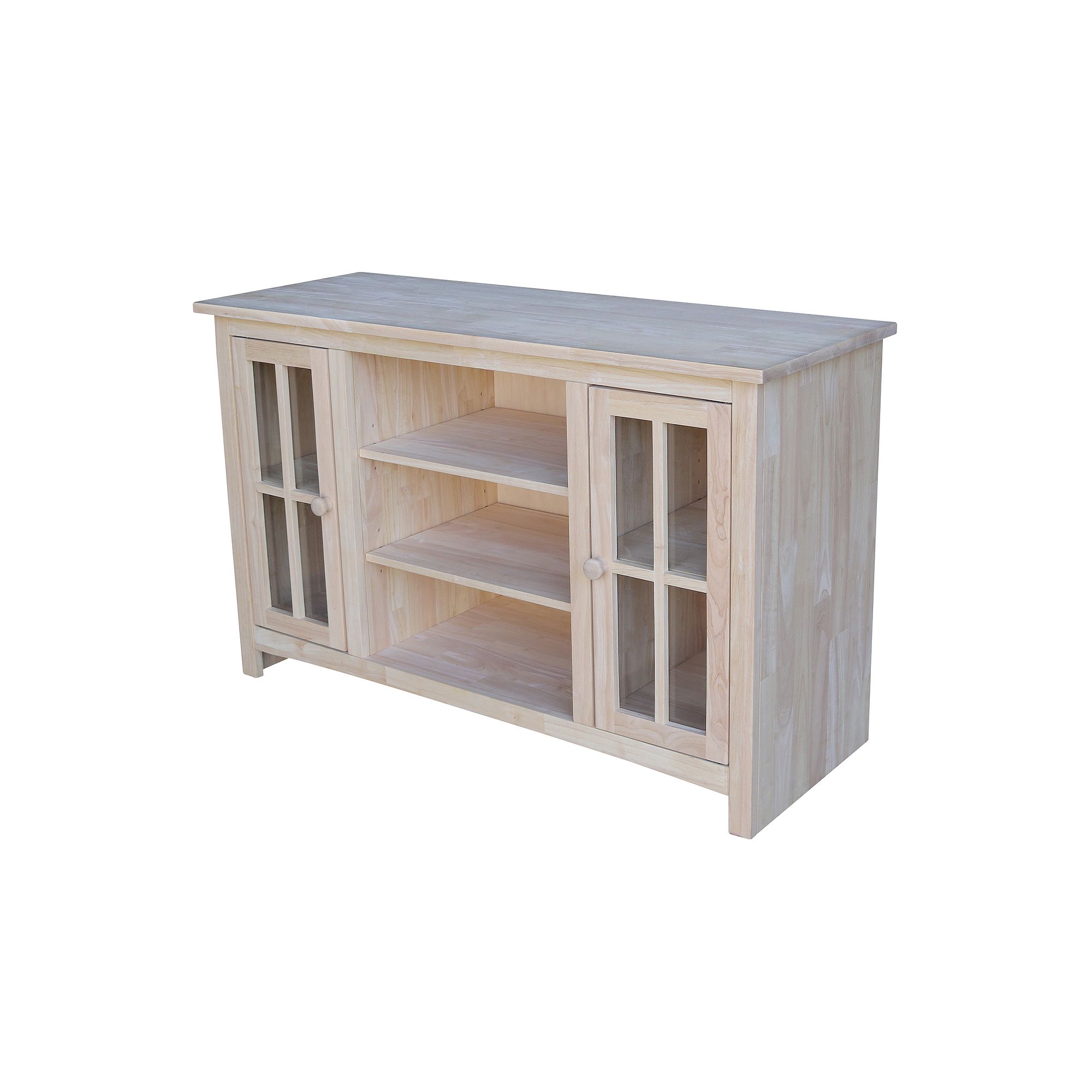 International Concepts Entertainment TV Stand, Ivory