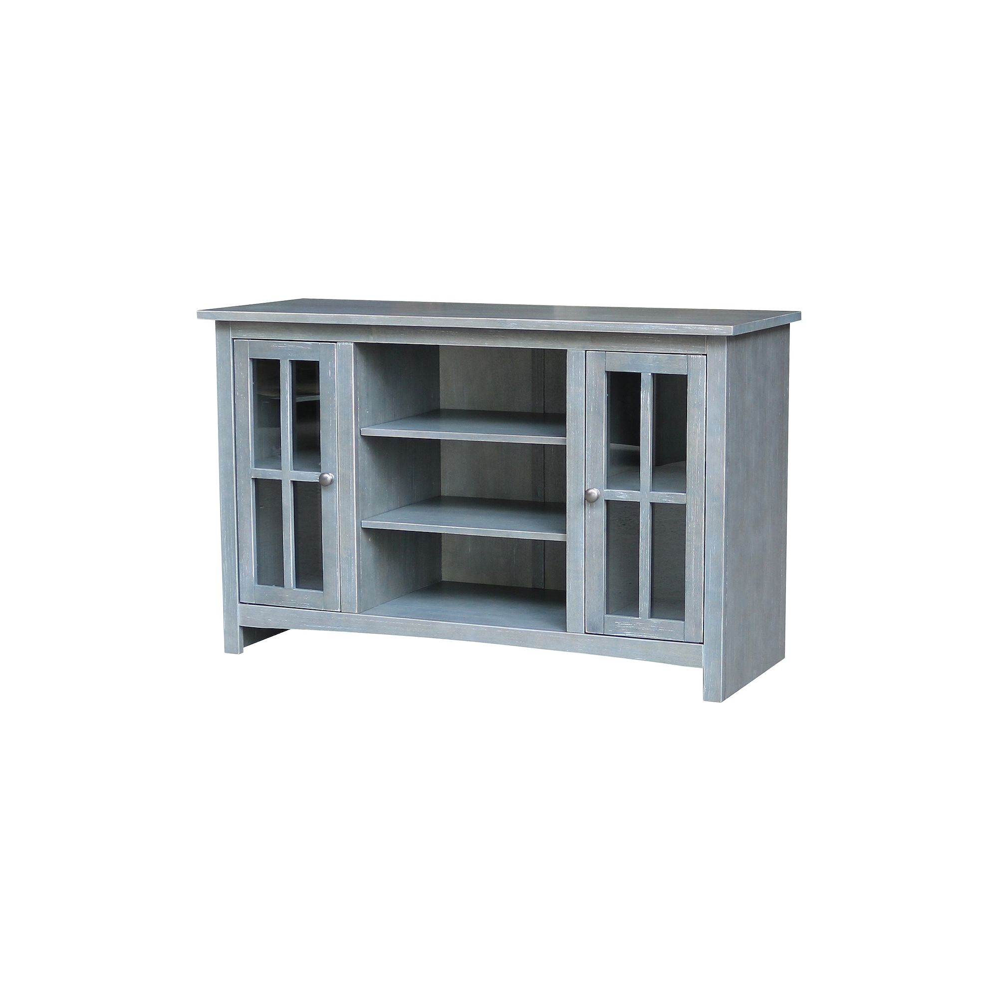 International Concepts Entertainment TV Stand, Grey Gray
