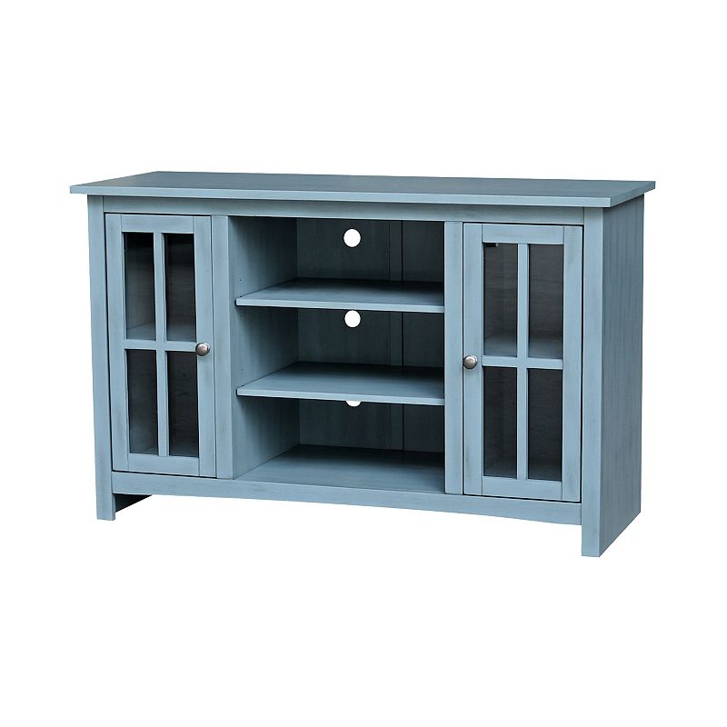 International Concepts Entertainment TV Stand, Blue Blue