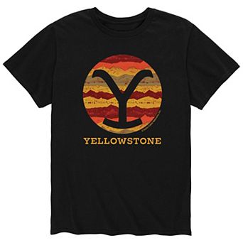 Men's Yellowstone Patterned Y Tee