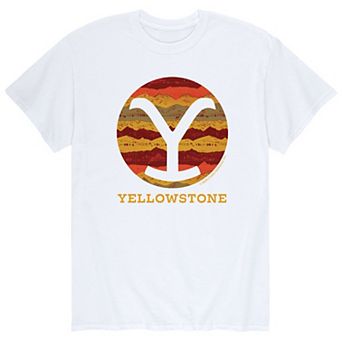 Men's Yellowstone Patterned Y Tee