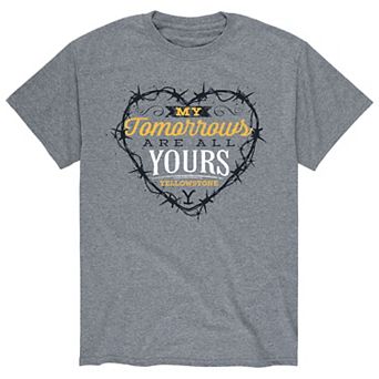 Men's Yellowstone Barbed Wire Heart Tee