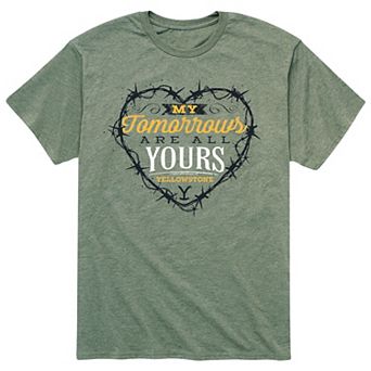 Men's Yellowstone Barbed Wire Heart Tee