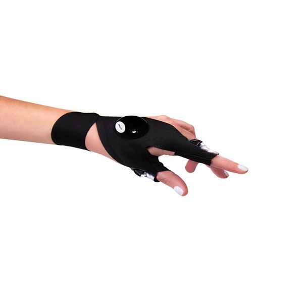 Unisex Long Fingerless Gloves Checked Design 