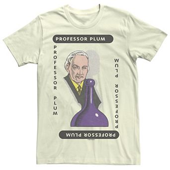 Men's Clue Professor Plum Classic Purple Game Piece Tee