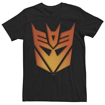Men's Transformers Decepticon Glowing Logo Tee