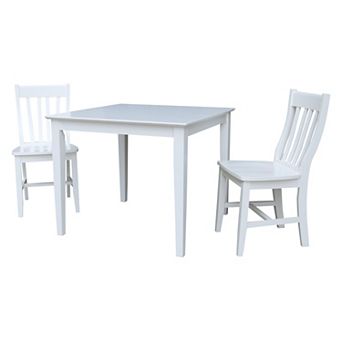 International Concepts Dining Table & Chair 3 pc Set