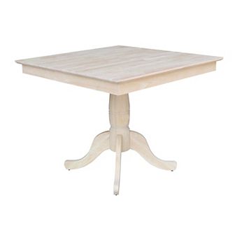 International Concepts Square Pedestal Dining Table