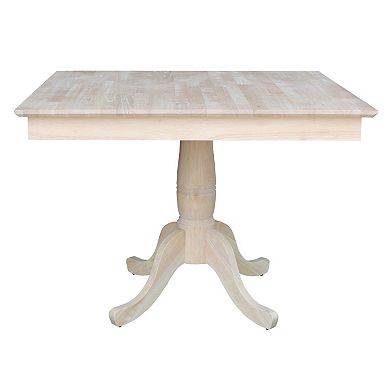 International Concepts Square Pedestal Dining Table