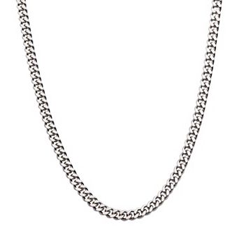 DANTE Stainless Steel 4 mm Curb Chain Necklace