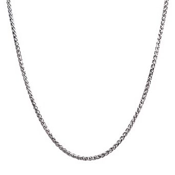 DANTE Stainless Steel 4 mm Wheat Chain Necklace