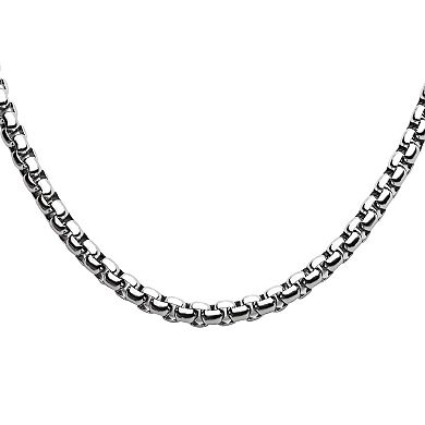 DANTE Stainless Steel 4 mm Box Chain Necklace