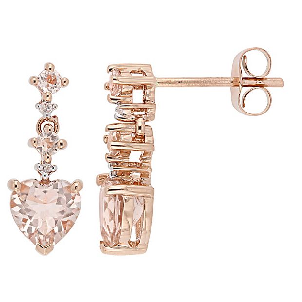 Rose gold earrings deals kohls