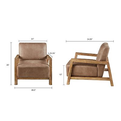INK+IVY Easton Luxurious Low Profile Accent Chair