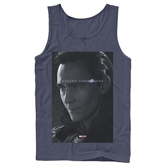 Men's Marvel Avengers Endgame Loki Avenge The Fallen Poster Tank Top