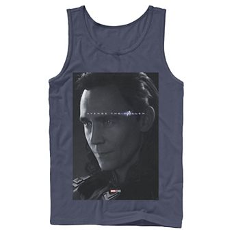 Men's Marvel Avengers Endgame Loki Avenge The Fallen Poster Tank Top