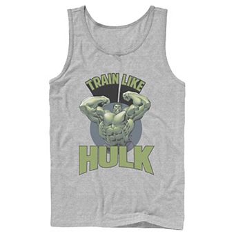 Men's Marvel Train Like The Hulk Portrait Tank Top