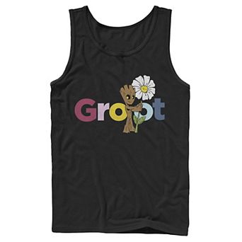 Men's Marvel Guardians Of The Galaxy Groot Flower Tank Top