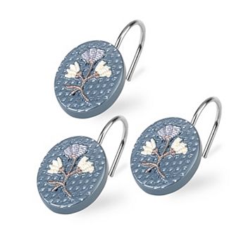 Popular Bath Capri Shower Curtain Hooks 12-pack Set