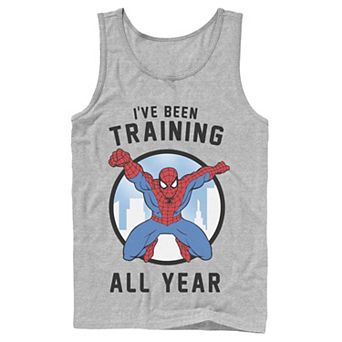 Men's Marvel Spider-Man I've Been Training All Year Tank Top