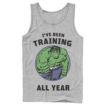 Men's Marvel Avengers Hulk I've Been Training All Year Tank Top