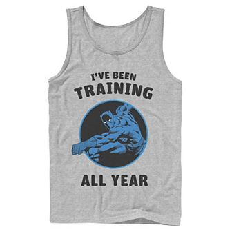 Men's Marvel Avengers Black Panther I've Been Training All Year Tank Top