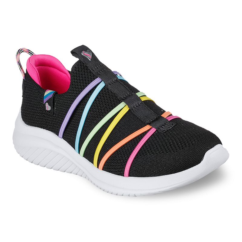 SKECHERS Ultra Flex 3.0 Sneaker in Black/Multi at Nordstrom, Size 1 M