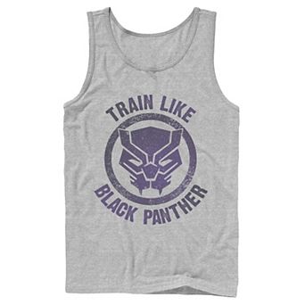 Men's Marvel Train Like Black Panther Stamp Tank Top