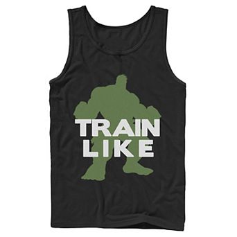 Men's Marvel Built Like Hulk Silhouette Tank Top