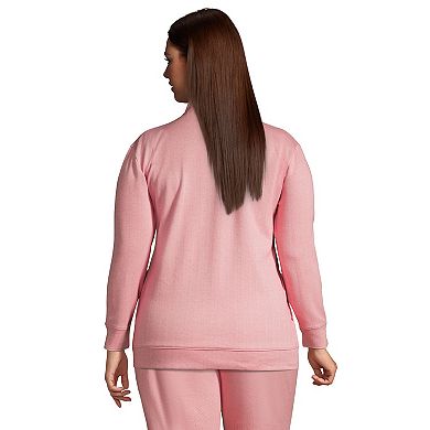 Plus Size Lands' End Long Sleeve Sport Knit Pullover