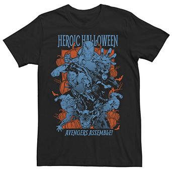 Men's Marvel Heroic Halloween Avengers Breakthrough Portrait Tee