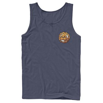 Men's Marvel Fantastic Four The Thing Left Chest Logo Tank Top