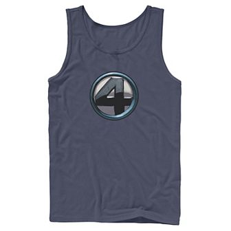 Men's Marvel Fantastic Four Large Center Chest Logo Tank Top