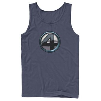 Men's Marvel Fantastic Four Large Center Chest Logo Tank Top