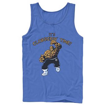 Men's Marvel Fantastic Four The Thing Clobberin' Time Action Shot Tank Top