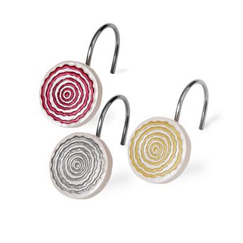 Popular Bath Sedona Shower Curtain Hooks 12-pack Set