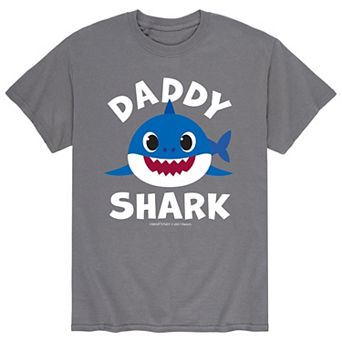 Men's Baby Shark Daddy Shark Tee