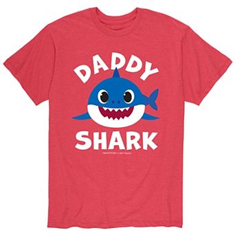 Men's Baby Shark Daddy Shark Tee