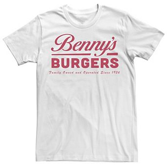 Men's Stranger Things Benny's Burgers Pocket Tee