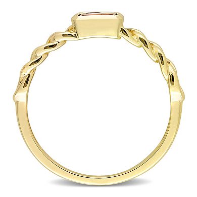 Stella Grace 10k Gold Garnet Link Ring