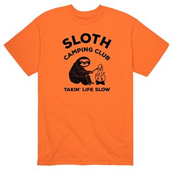 Men's Sloth Camping Club Tee