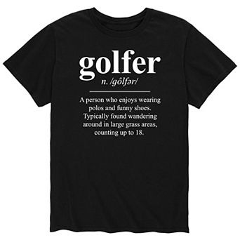 Men's Golfer Definition Tee