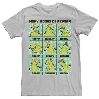 Men's Rugrats The Many Emotions Of Reptar Tee
