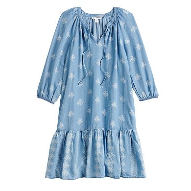 Women's Sonoma Goods For Life® x Lauren Lane Three Quarter Sleeve Peasant Dress