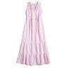 Women's Sonoma Goods For Life® x Lauren Lane Sleeveless Tiered Dress